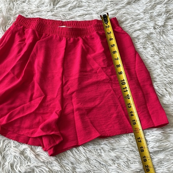 Cotton bleu Women’s morning breeze breathable shorts in fuchsia in large - Picture 7 of 11